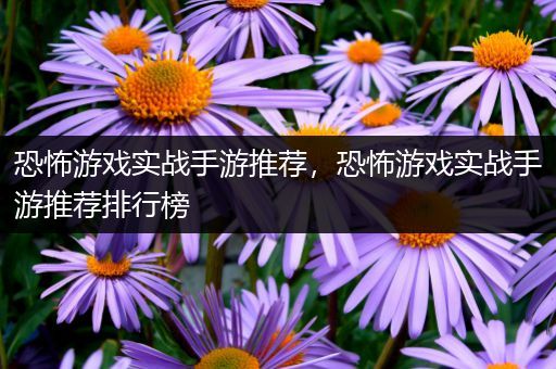恐怖游戏实战手游推荐，恐怖游戏实战手游推荐排行榜
