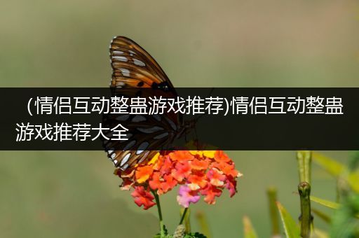 （情侣互动整蛊游戏推荐)情侣互动整蛊游戏推荐大全