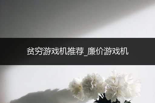 贫穷游戏机推荐_廉价游戏机
