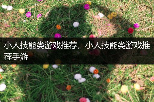 小人技能类游戏推荐，小人技能类游戏推荐手游