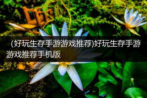 （好玩生存手游游戏推荐)好玩生存手游游戏推荐手机版