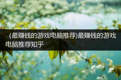 （最赚钱的游戏电脑推荐)最赚钱的游戏电脑推荐知乎