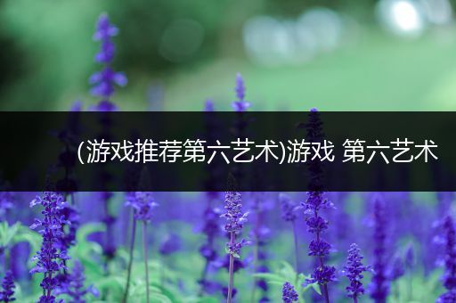 （游戏推荐第六艺术)游戏 第六艺术