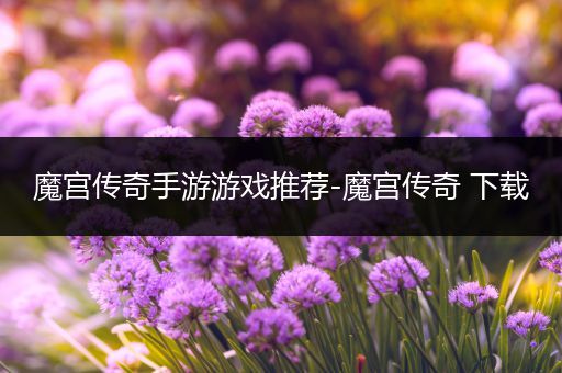 魔宫传奇手游游戏推荐-魔宫传奇 下载