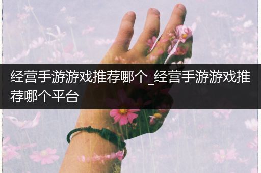 经营手游游戏推荐哪个_经营手游游戏推荐哪个平台