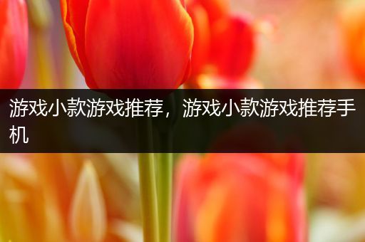 游戏小款游戏推荐，游戏小款游戏推荐手机