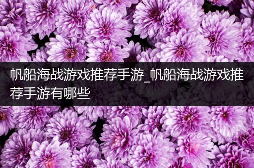 帆船海战游戏推荐手游_帆船海战游戏推荐手游有哪些