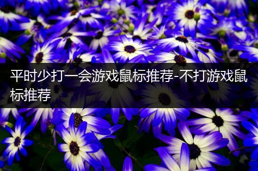 平时少打一会游戏鼠标推荐-不打游戏鼠标推荐