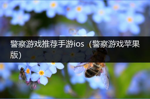 警察游戏推荐手游ios（警察游戏苹果版）