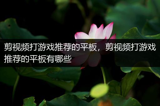 剪视频打游戏推荐的平板，剪视频打游戏推荐的平板有哪些