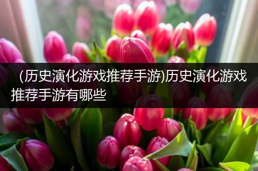 （历史演化游戏推荐手游)历史演化游戏推荐手游有哪些