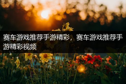 赛车游戏推荐手游精彩，赛车游戏推荐手游精彩视频