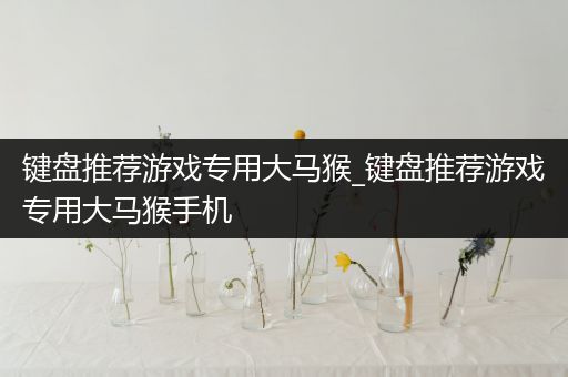 键盘推荐游戏专用大马猴_键盘推荐游戏专用大马猴手机