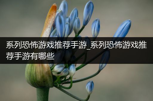系列恐怖游戏推荐手游_系列恐怖游戏推荐手游有哪些