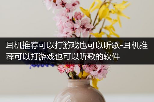 耳机推荐可以打游戏也可以听歌-耳机推荐可以打游戏也可以听歌的软件