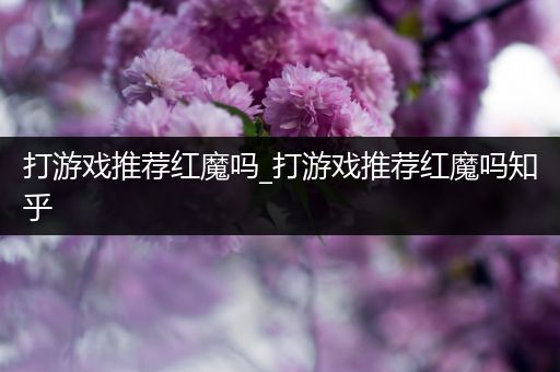 打游戏推荐红魔吗_打游戏推荐红魔吗知乎