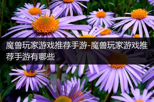 魔兽玩家游戏推荐手游-魔兽玩家游戏推荐手游有哪些