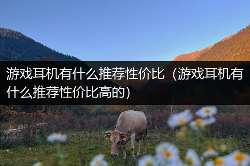 游戏耳机有什么推荐性价比（游戏耳机有什么推荐性价比高的）
