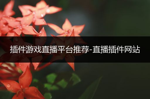插件游戏直播平台推荐-直播插件网站