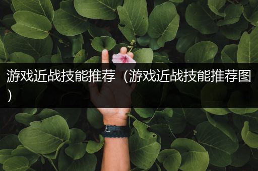 游戏近战技能推荐（游戏近战技能推荐图）