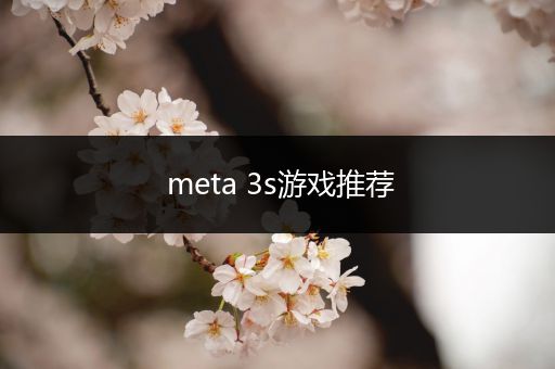 meta 3s游戏推荐
