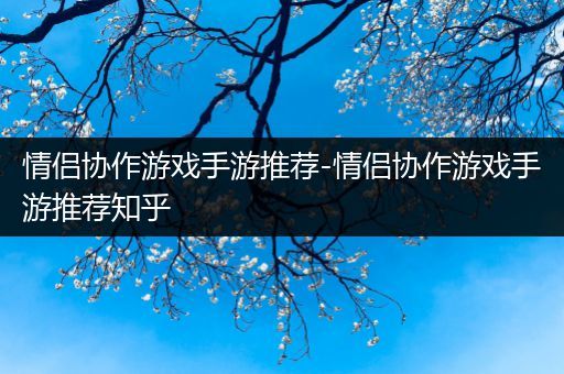 情侣协作游戏手游推荐-情侣协作游戏手游推荐知乎