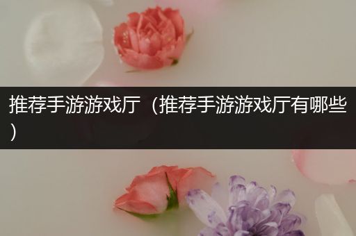 推荐手游游戏厅（推荐手游游戏厅有哪些）