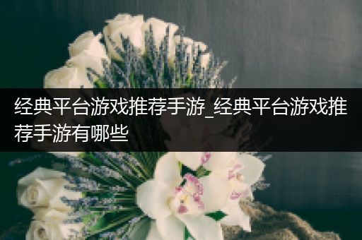 经典平台游戏推荐手游_经典平台游戏推荐手游有哪些