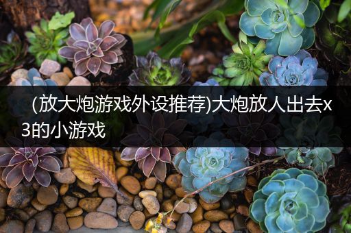 （放大炮游戏外设推荐)大炮放人出去x3的小游戏