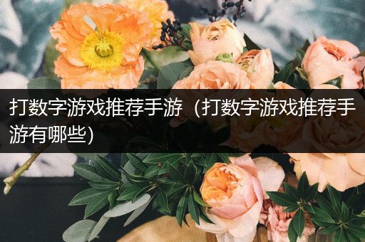 打数字游戏推荐手游（打数字游戏推荐手游有哪些）