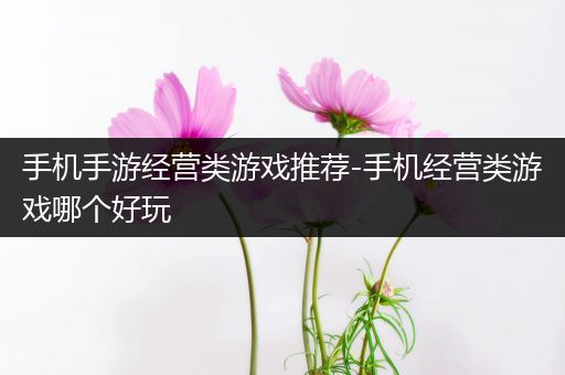 手机手游经营类游戏推荐-手机经营类游戏哪个好玩