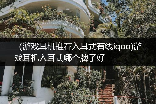 （游戏耳机推荐入耳式有线iqoo)游戏耳机入耳式哪个牌子好