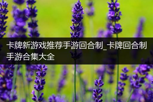 卡牌新游戏推荐手游回合制_卡牌回合制手游合集大全