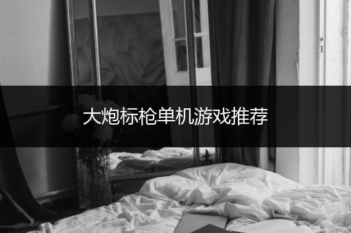 大炮标枪单机游戏推荐