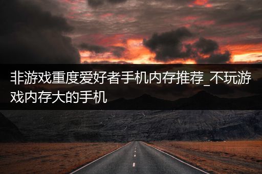 非游戏重度爱好者手机内存推荐_不玩游戏内存大的手机