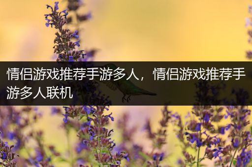 情侣游戏推荐手游多人，情侣游戏推荐手游多人联机