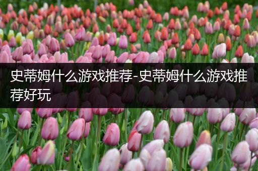 史蒂姆什么游戏推荐-史蒂姆什么游戏推荐好玩