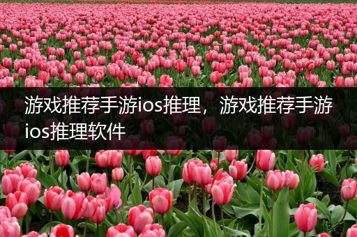 游戏推荐手游ios推理，游戏推荐手游ios推理软件