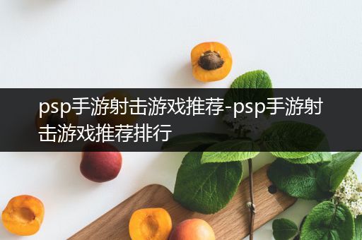 psp手游射击游戏推荐-psp手游射击游戏推荐排行