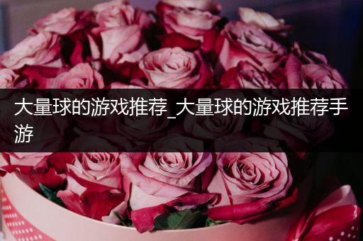 大量球的游戏推荐_大量球的游戏推荐手游