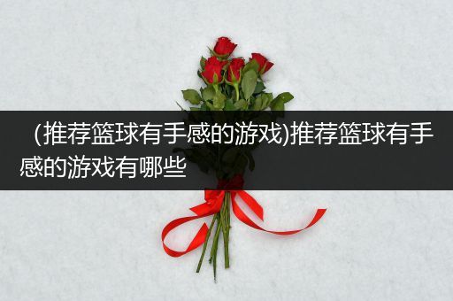 （推荐篮球有手感的游戏)推荐篮球有手感的游戏有哪些