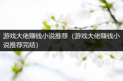 游戏大佬赚钱小说推荐（游戏大佬赚钱小说推荐完结）