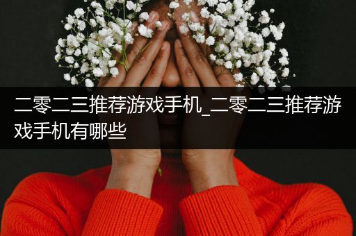 二零二三推荐游戏手机_二零二三推荐游戏手机有哪些