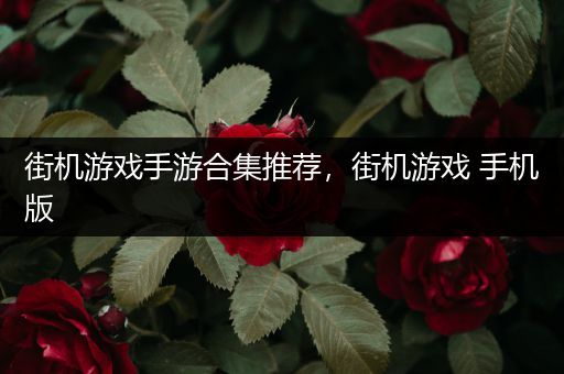 街机游戏手游合集推荐，街机游戏 手机版