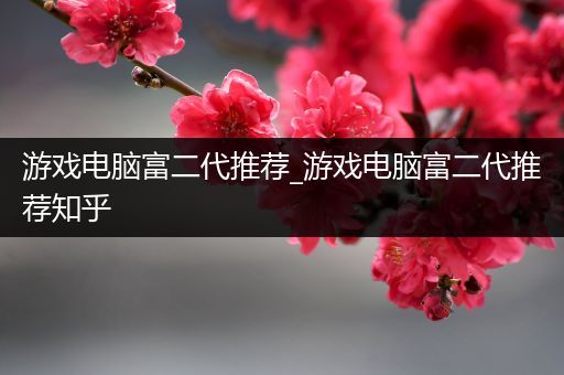游戏电脑富二代推荐_游戏电脑富二代推荐知乎