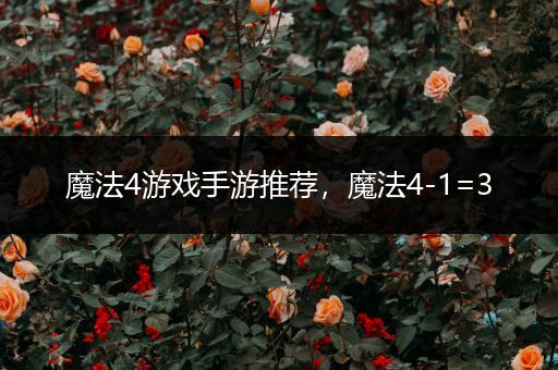 魔法4游戏手游推荐，魔法4-1=3