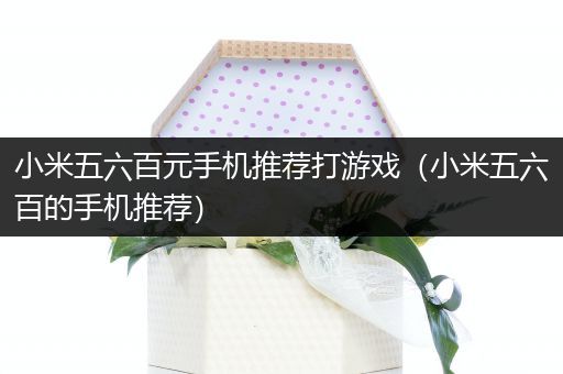 小米五六百元手机推荐打游戏（小米五六百的手机推荐）