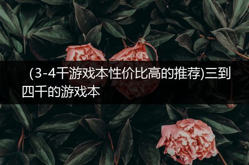 （3-4千游戏本性价比高的推荐)三到四千的游戏本