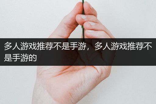 多人游戏推荐不是手游，多人游戏推荐不是手游的