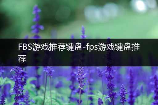 FBS游戏推荐键盘-fps游戏键盘推荐
